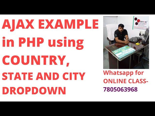 Country State City ajax,mysqli,php dropdown example|country state city dropdown using ajax in php