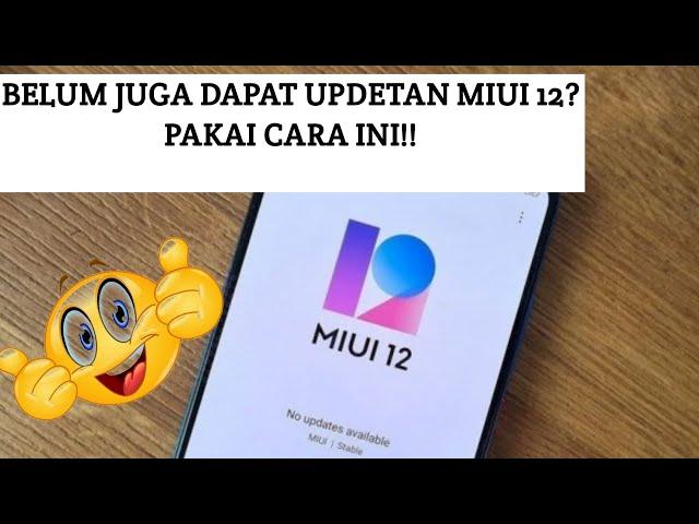 Tak Kunjung Dapat Pembaruan MIUI 12? Pakai Cara Ini Agar Segera Dapat Notifikasi!