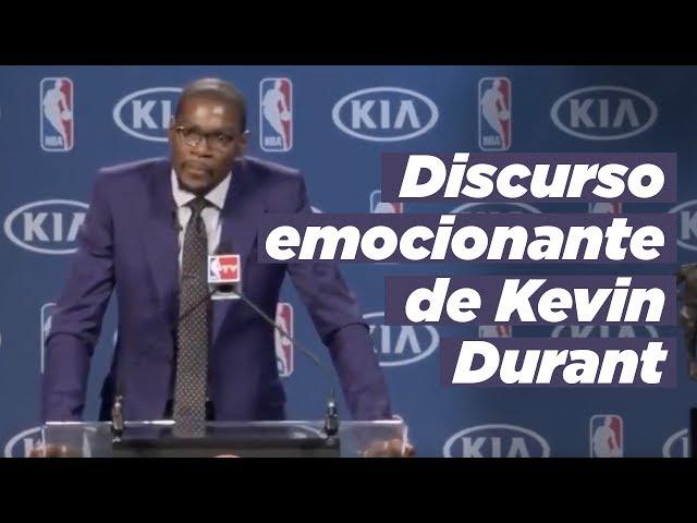 Discurso emocionante do jogador de basquete Kevin Durant