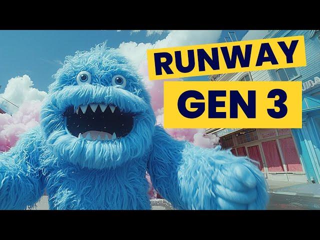 Runway Gen 3| AI Tạo Video Mới Chuyển Động Mượt Như Phim Hollywood