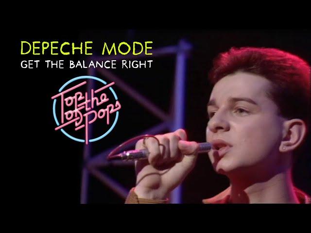 DEPECHE MODE - GET THE BALANCE RIGHT  (Top Of The Pops, BBC)