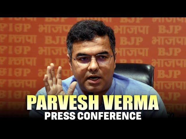 LIVE: BJP Leader Parvesh verma press briefing | AAP | Kejriwal | Delhi Election | Congress