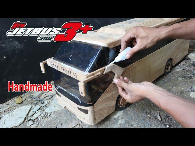 How to make JetBus 3 Carrosserie from wood.