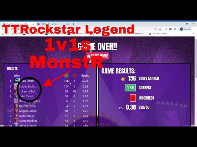 TTROCKSTAR LEGEND 1V1S MONSTR