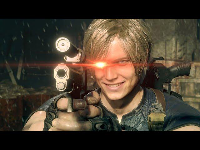 Leon goes full John Wick on the Island Combatants - Resident Evil 4 Remake Stylish Gameplay