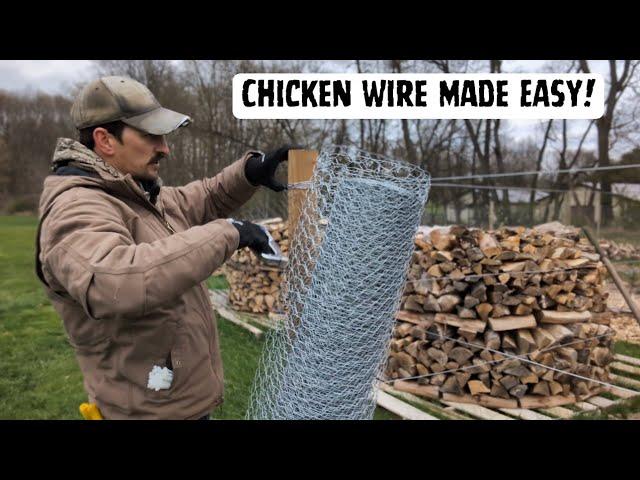 Chicken Wire Fence the EASY Way