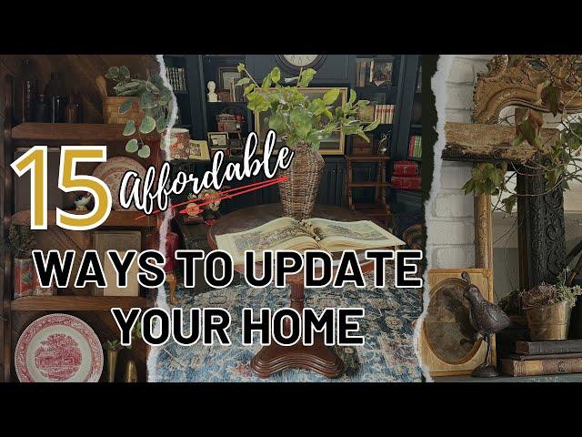 Decorating on a Dime: 15 Free & Affordable Home Refresh Ideas