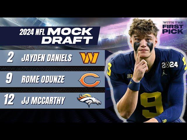 New POST COMBINE 2024 NFL Mock Draft with Charles Davis! I Full 1st Round Mock Draft