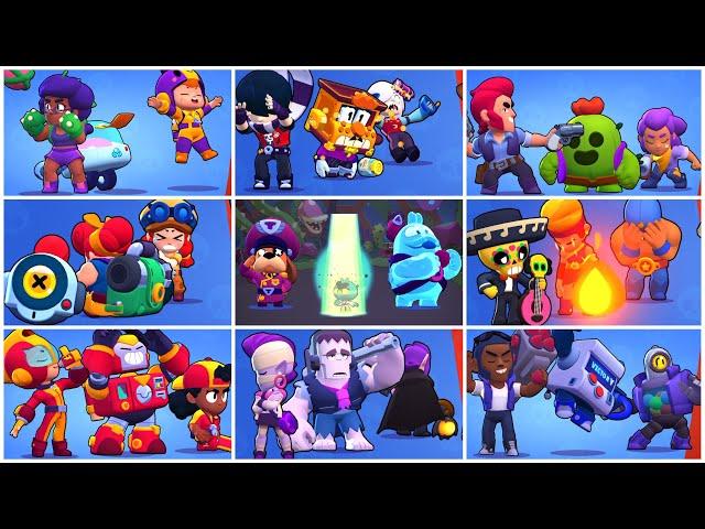 EVERY TRIO in Brawl Stars - Winning & Losing Animation Version | Eve #Biodome Update