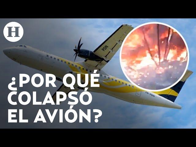 ¡No hubo sobrevivientes! Avión colapsa en Brasil, esto es lo que se sabe hasta ahora