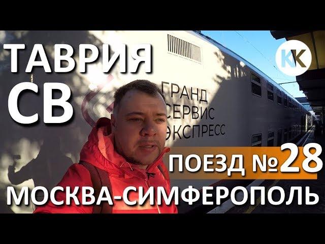 ДВУХЭТАЖНЫЙ Поезд ТАВРИЯ №28 Москва - Симферополь. ВАГОН СВ. Капитан Крым