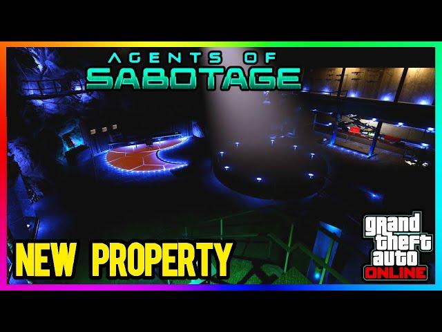 NEW PROPERTY Business Interior, BATCAVE, Car, AGENTS Of Sabotage, GTA 5 DLC 2024 (GTA Online Update)