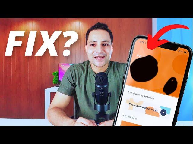 How to fix black spot on Phone Screen! SIMPLE