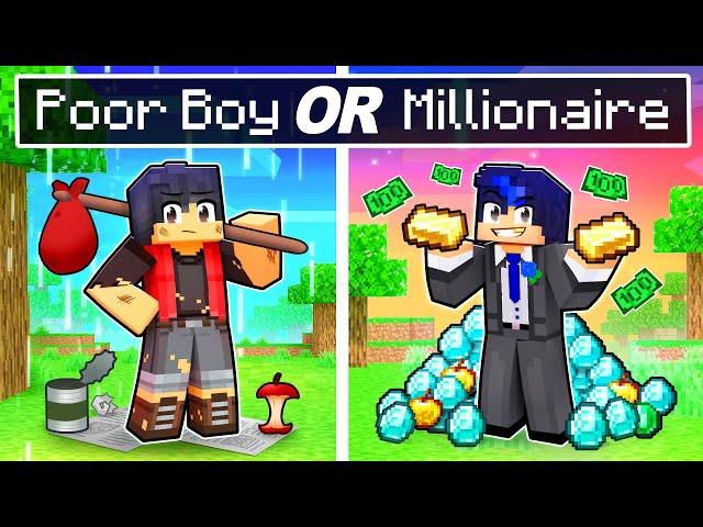 The POOR BOY or the MILLIONAIRE in Minecraft?