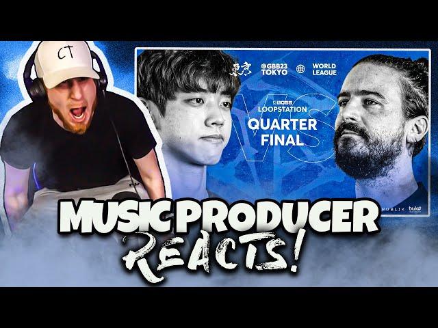 Music Producer REACTS to DICE  vs ROBIN  | GBB 2023 | LOOPSTATION CHAMPIONSHIP | Quarterfinal