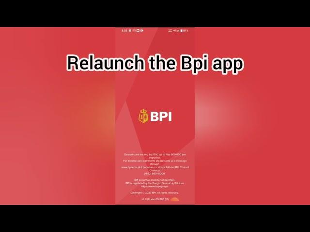 BPI App not working.