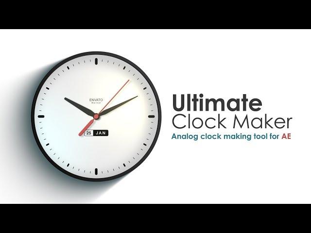 Ultimate clock maker for After Effects