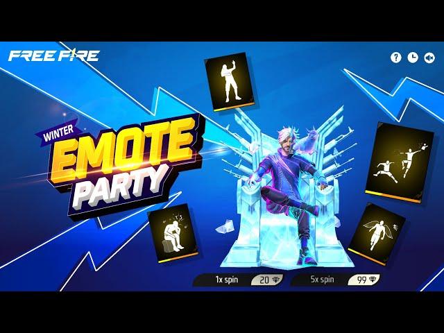 Winter Special Emote Party Event Confrim  |New Emote Party Event Bangladesh server | FF New Event