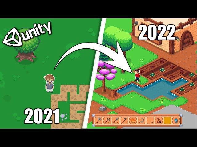 1 YEAR of UNITY Game Development in 12 Minutes!