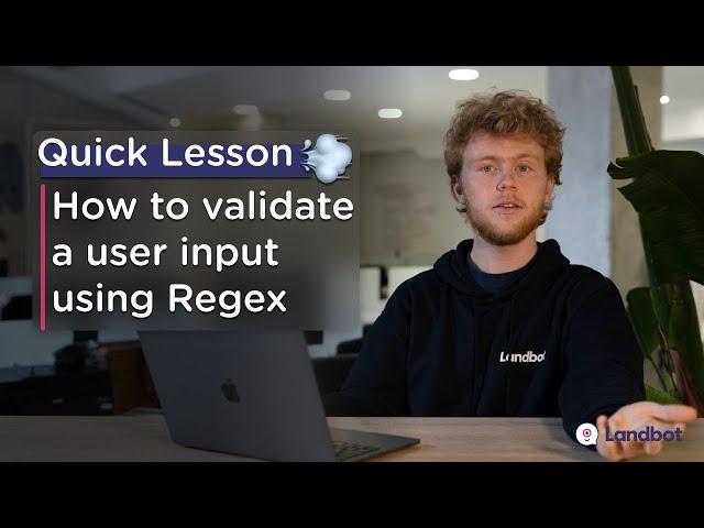 How to validate a user input using Regex | Quick Lesson