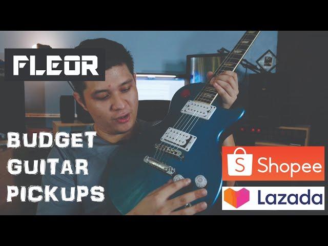 FLEOR Ceramic Guitar Pickups Review - Budget Lazada / Shopee Pickups