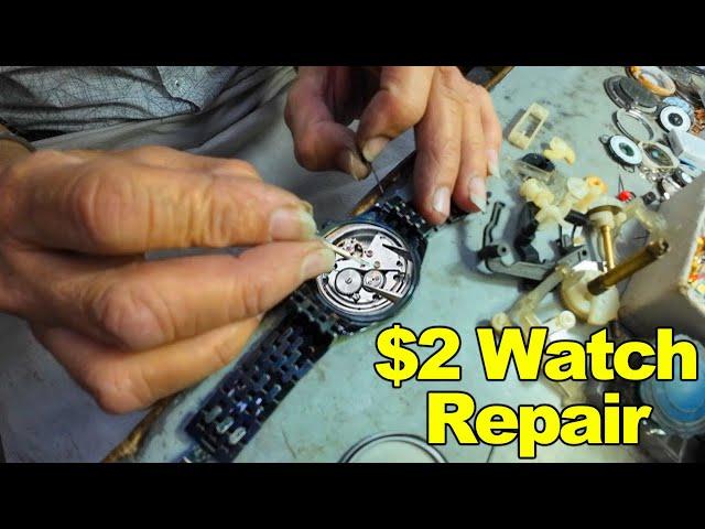 $2 Master Watch Tinkering and Repair at 50-year-old Shop