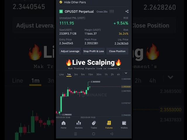 Live Binance Futures Trading | $2000 profit just in minutes #crypto #scalping