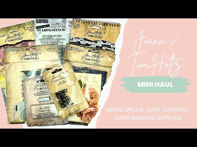 Joann : Tim Holtz Mini Haul Junk Journal Card Making Supplies Art