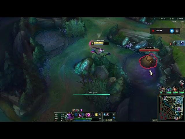 EVELYNN VS. NASUS PERFECT KDA 8/0/6