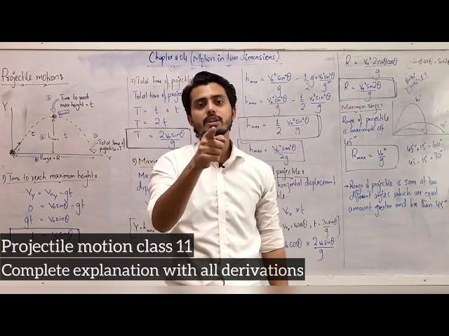 Projectile motion || complete explanation || class 11 || Physics