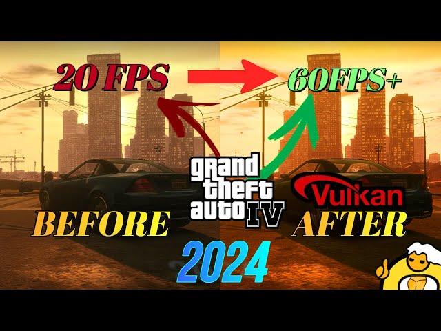 GTA IV on Vulkan (DXVK 2.3t)  Vs DX9 Vanila Side by Side Comparison 2024