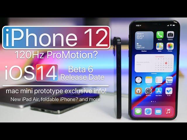 iPhone 12 120Hz display, iPhone Event, iOS 14 Beta 6 release date and more