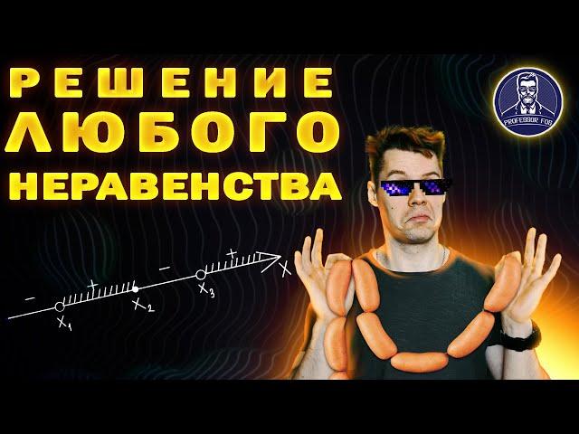 Метод интервалов. Как решить любое неравенство