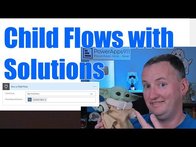 Power Automate Child Flow using Solution Packages