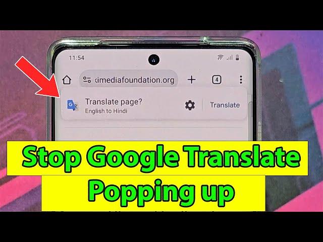 Disable google translate popup chrome