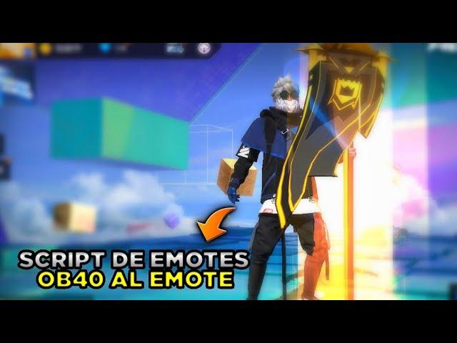 SCRIPT DE EMOTES TODOS OS EMOTES DO JOGO FREE FIRE 