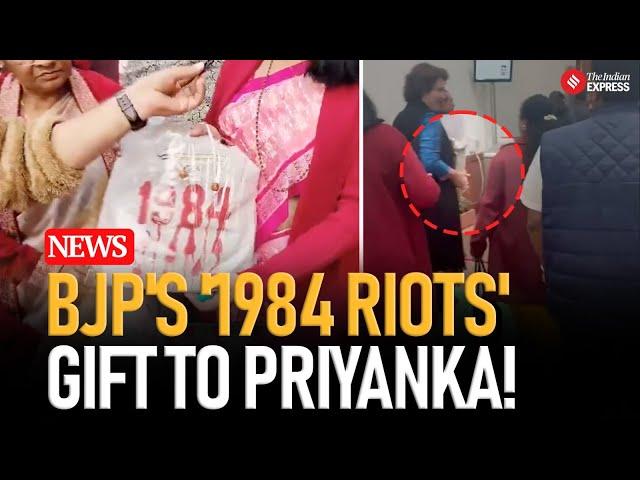 BJP MP Aparajita Sarangi gifts 1984 bag to Congress' Priyanka Gandhi Vadra | Tote Bag