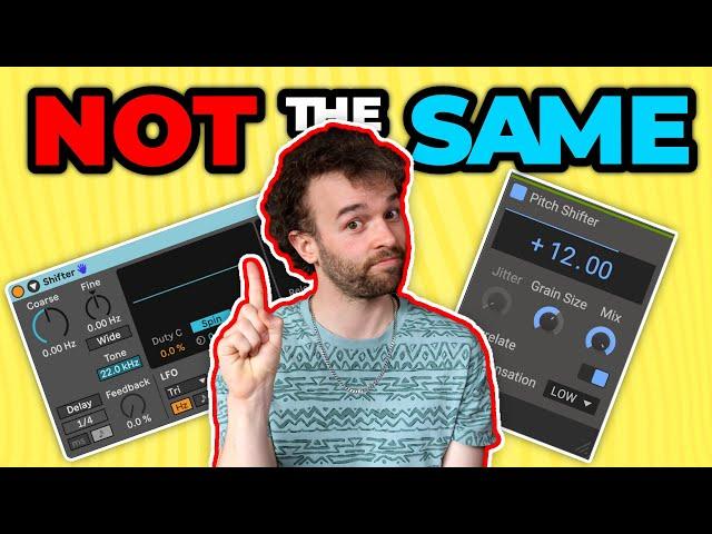 Frequency Shifting is NOT Pitch Shifting