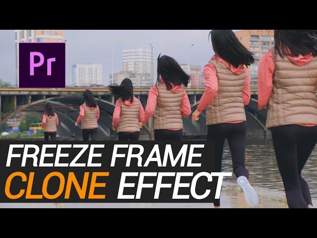 Freeze Frame Sequence Clone Trail Effect - Premiere Pro Tutorial