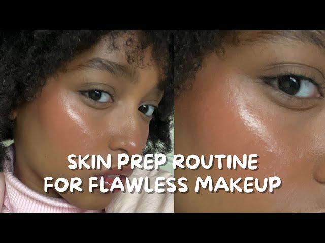 HOW I PREP MY SKIN FOR LONG LASTING FLAWLESS BASE MAKEUP 