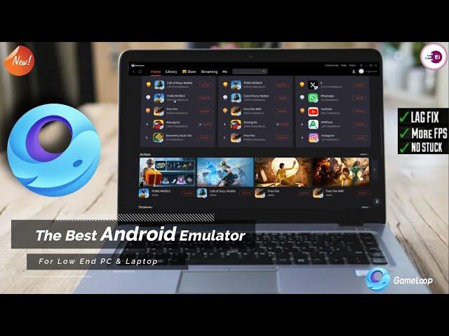 Download New Gameloop: The Best Android Emulator for Gaming 2024 | Best for 4GB RAM PC & Laptop