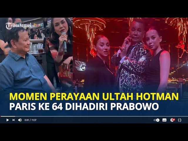 MOMEN Perayaan Ultah Hotman Paris ke 64, Dihadiri Putri Ariani Prabowo Hingga Anak Disabilitas