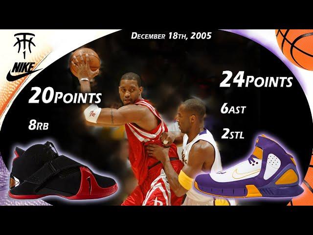 Tracy McGrady VS Kobe Bryant Face-off December 18th 2005