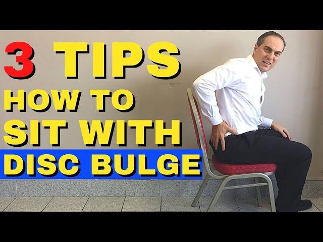 Best Way To Sit With Herniated Disc (3 TIPS) | Dr. Walter Salubro Chiropractor In Vaughan