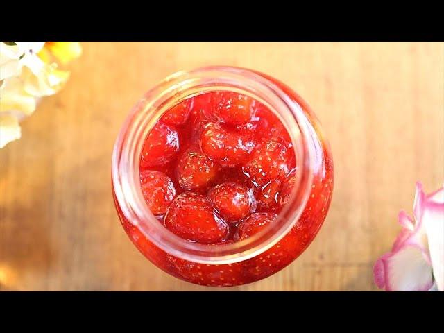 いちごシロップの作り方・レシピ How to make strawberry syrup｜Coris cooking