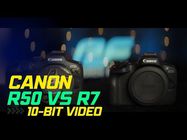 Clog3 is better than HDR PQ Canon R50 vs R7 | 10 Bit video mode comparison | HDR PQ vs Clog3