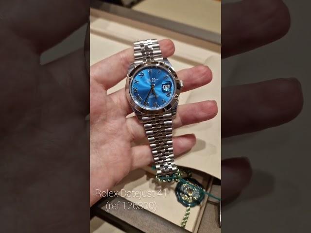 Rolex Shopping  Datejust 41 Azzurro #shorts #rolex #126300 #datejust #shopping