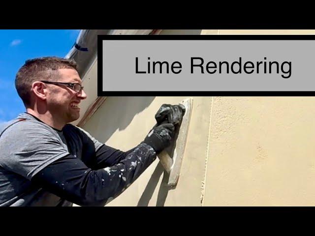 Lime rendering How to for beginners Plastering Top Coat