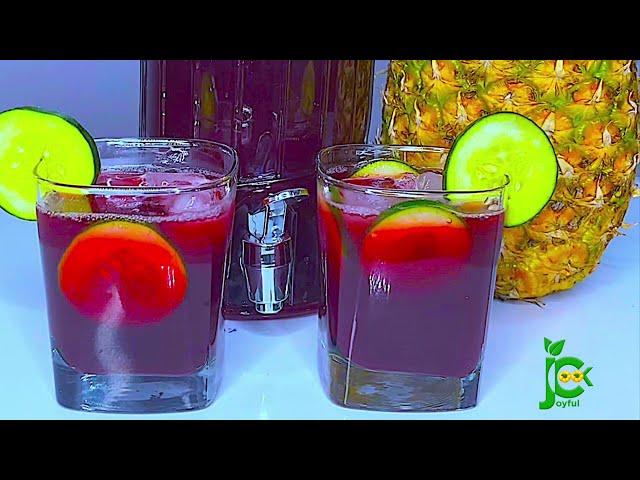 How To Make The Best sugar-free Sorrel drink | Zobo drink | Hibiscus tea | Bissap drink