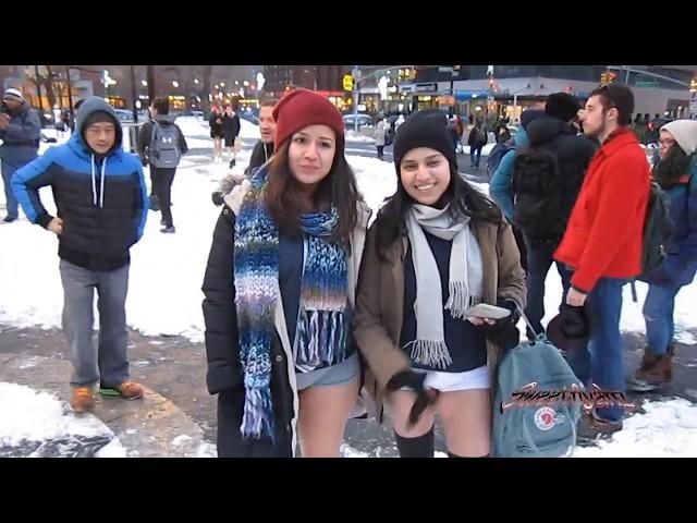 New York City No pants subway ride 2018